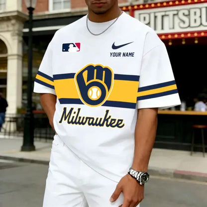 LIMITED EDITION - NEW CUSTOMIZED MLB15 MBS MILWAUKEE BREWERS T-SHIRT, HOODIE, ZIP HOODIE