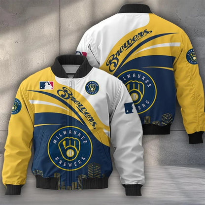 LIMITED EDITION - NEW CUSTOMIZED MLB15 MBS MILWAUKEE BREWERS UNISEX T-SHIRT, POLO, HOODIE & JACKETS