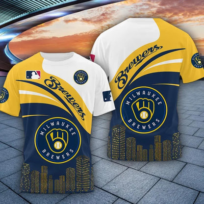 LIMITED EDITION - NEW CUSTOMIZED MLB15 MBS MILWAUKEE BREWERS UNISEX T-SHIRT, POLO, HOODIE & JACKETS