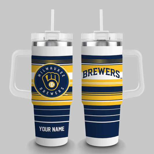 LIMITED EDITION - NEW CUSTOMIZED MLB15 MW BREWERS TUMBLER CUP