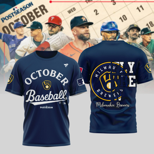 LIMITED EDITION - NEW CUSTOMIZED MLB15 MBS MILWAUKEE BREWERS T-SHIRT, HOODIE, ZIP HOODIE