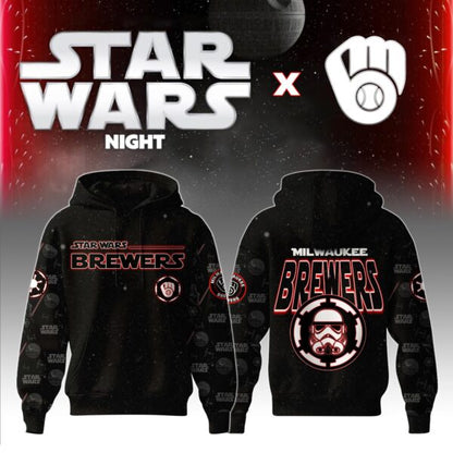 LIMITED EDITION - NEW CUSTOMIZED MLB15 MW BREWERS x STAR WARS T-SHIRT, HOODIE, ZIP HOODIE