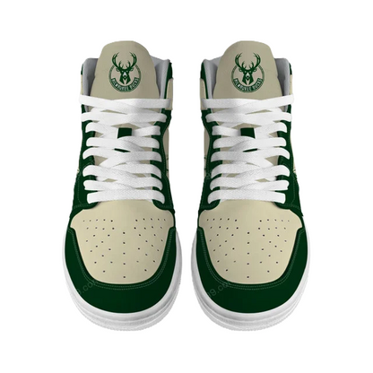 [HOT DEAL] NEW CUSTOMIZED NBA11 MBU MILWAUKEE BUCKS AIR JORDAN SNEAKERS