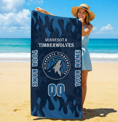 NBA Personalized Beach & Bath Towel (Kids & Adults Size)