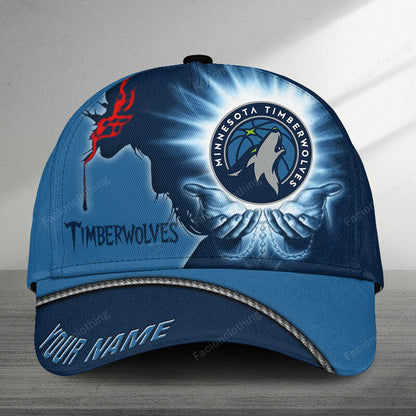 LIMITED EDITION - NEW CUSTOMIZED NBA05 MTW MINNESOTA TIMBERWOLVES CLASSIC CAP