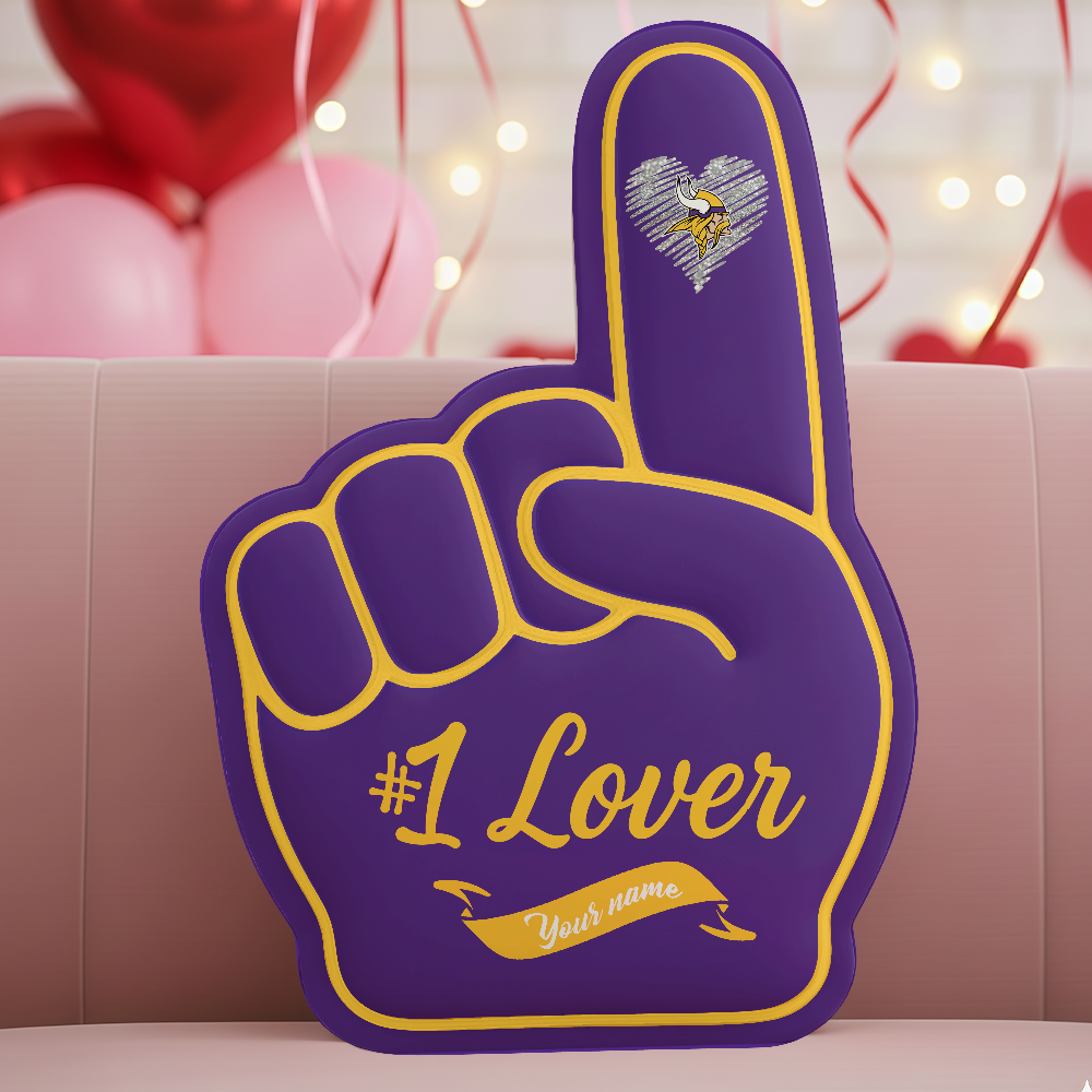 LIMITED EDITION - NEW CUSTOMIZED NFL05 MVK MINNESOTA VIKINGS 3D BODY PILLOW