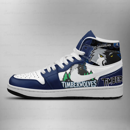 [HOT DEAL] NEW CUSTOMIZED NBA05 MTW MINNESOTA TIMBERWOLVES AIR JORDAN SNEAKERS