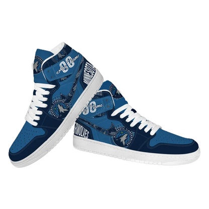 [HOT DEAL] NEW CUSTOMIZED NBA05 MTW MINNESOTA TIMBERWOLVES AIR JORDAN SNEAKERS