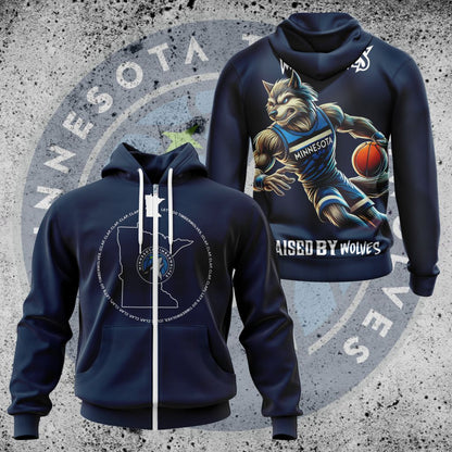 LIMITED EDITION - NEW CUSTOMIZED NBA05 MT MINNESOTA TIMBERWOLVES UNISEX T-SHIRT, POLO, HOODIE & JACKETS