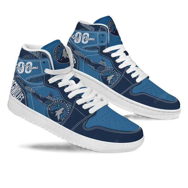 [HOT DEAL] NEW CUSTOMIZED NBA05 MTW MINNESOTA TIMBERWOLVES AIR JORDAN SNEAKERS