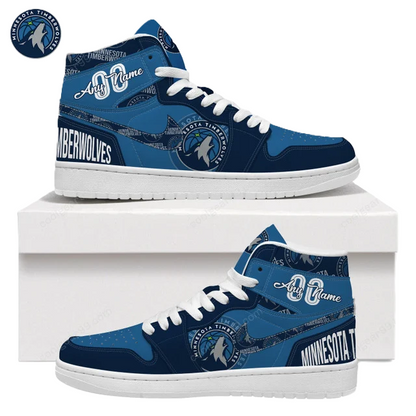 [HOT DEAL] NEW CUSTOMIZED NBA05 MTW MINNESOTA TIMBERWOLVES AIR JORDAN SNEAKERS