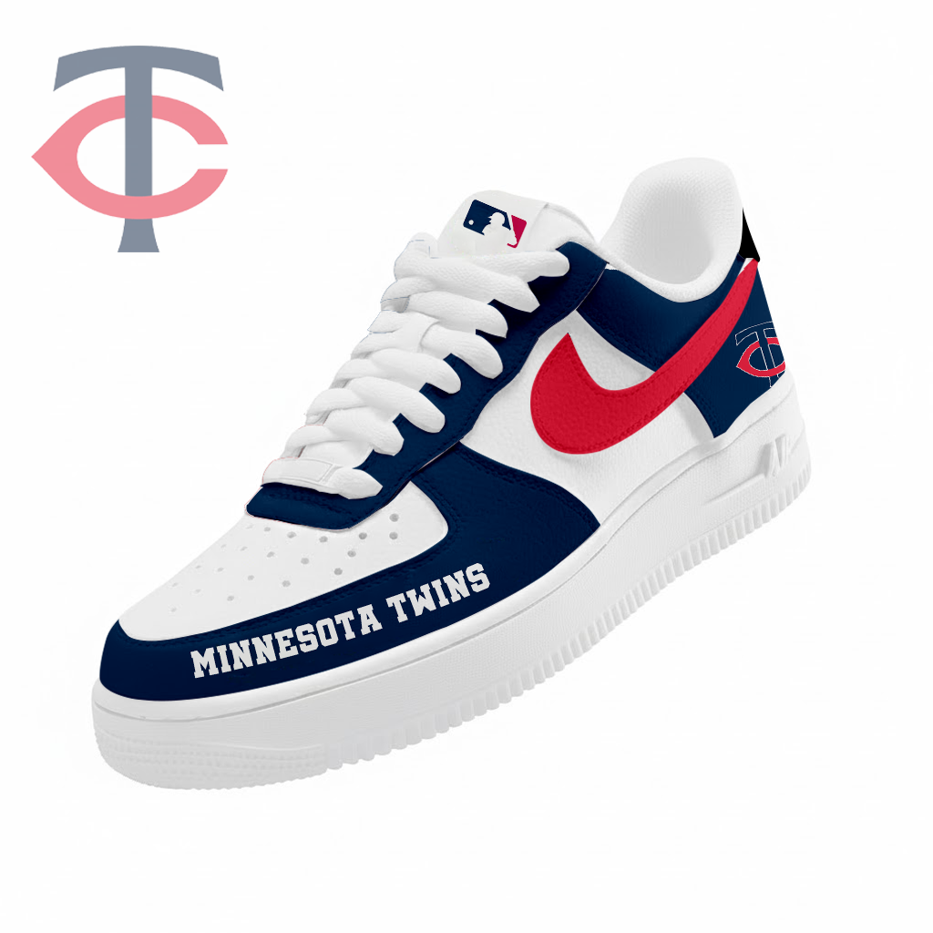 LIMITED EDITION - NEW CUSTOMIZED MLB22 MTS MINNESOTA TWINS AF1 SNEAKERS
