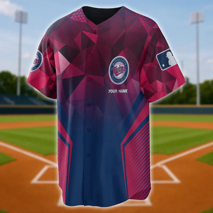 LIMITED EDITION - NEW CUSTOMIZED MLB22 MTS MINNESOTA TWINS BASEBALL JERSEY