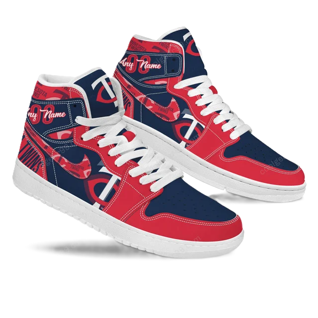 LIMITED EDITION - NEW CUSTOMIZED MLB22 MN TWINS AIR JORDAN SNEAKERS