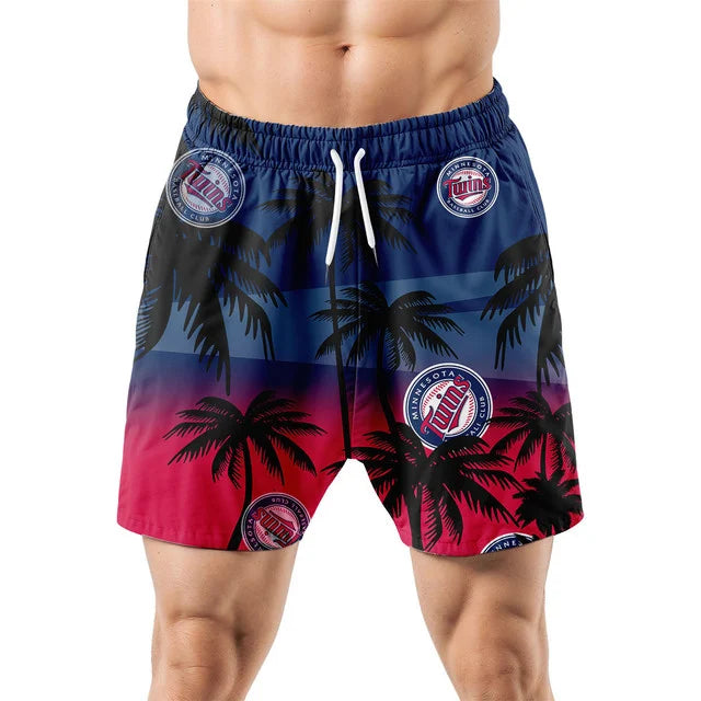 LIMITED EDITION - NEW CUSTOMIZED MLB22 MTS MINNESOTA TWINS UNISEX HAWAIIAN SHIRT & SHORTS SET