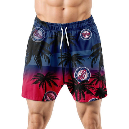 LIMITED EDITION - NEW CUSTOMIZED MLB22 MTS MINNESOTA TWINS UNISEX HAWAIIAN SHIRT & SHORTS SET