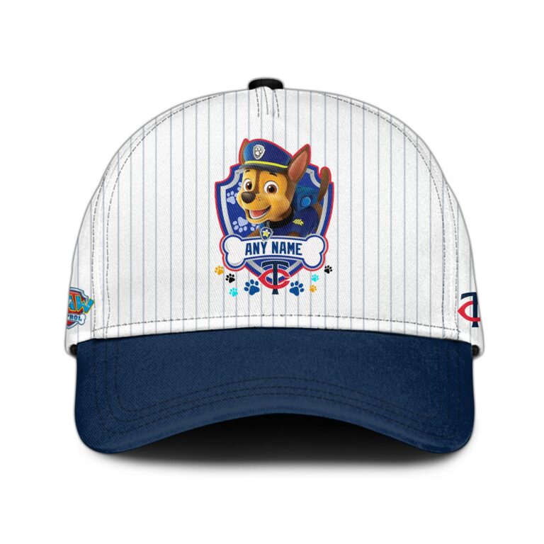 LIMITED EDITION - NEW CUSTOMIZED MLB22 MTS MINNESOTA TWINS x PAW PATROL BASEBALL JERSEY & CAP