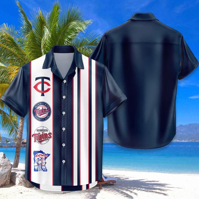 LIMITED EDITION - NEW CUSTOMIZED MLB22 MTS MINNESOTA TWINS UNISEX HAWAIIAN SHIRT