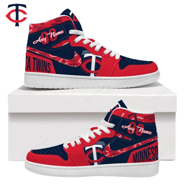 LIMITED EDITION - NEW CUSTOMIZED MLB22 MN TWINS AIR JORDAN SNEAKERS