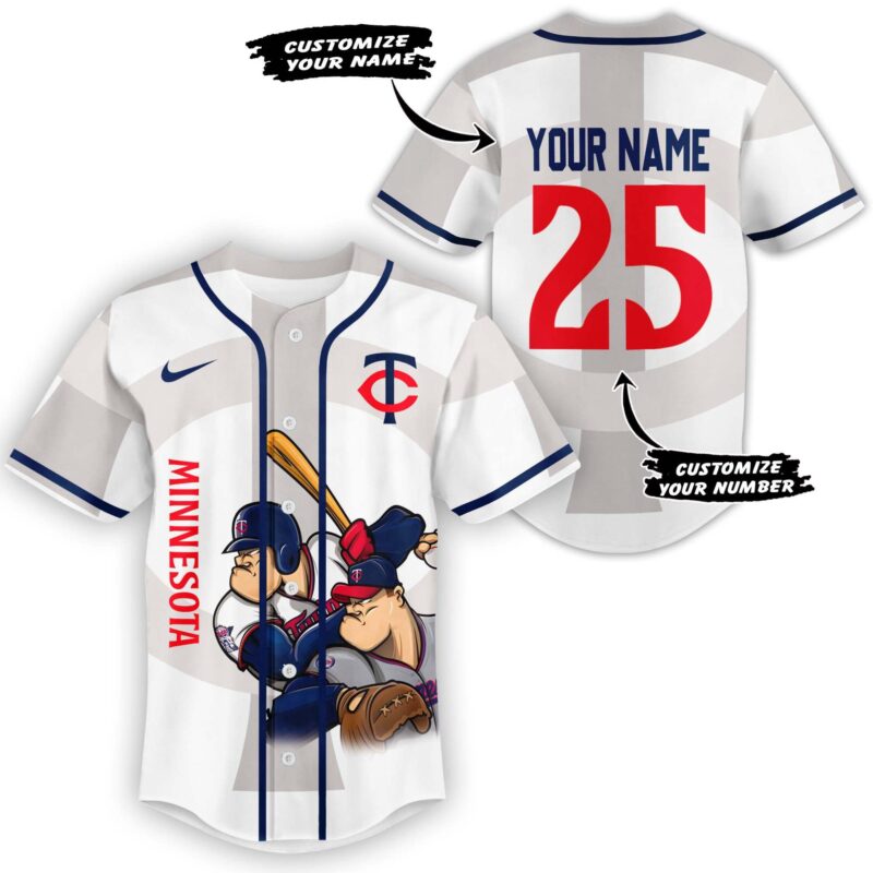 LIMITED EDITION - NEW CUSTOMIZED MLB22 MTS MINNESOTA TWINS BASEBALL JERSEY