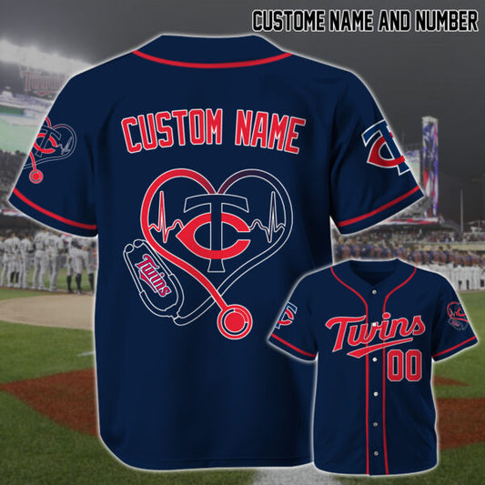 LIMITED EDITION - NEW CUSTOMIZED MLB22 MN TWINS BASEBALL JERSEY