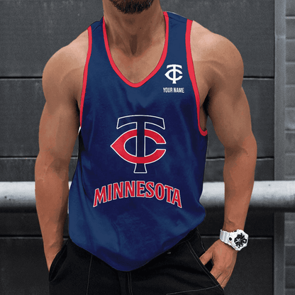 LIMITED EDITION - NEW CUSTOMIZED MLB22 MINNESOTA TWINS UNISEX TANK TOP