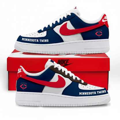 LIMITED EDITION - NEW CUSTOMIZED MLB22 MTS MINNESOTA TWINS AF1 SNEAKERS