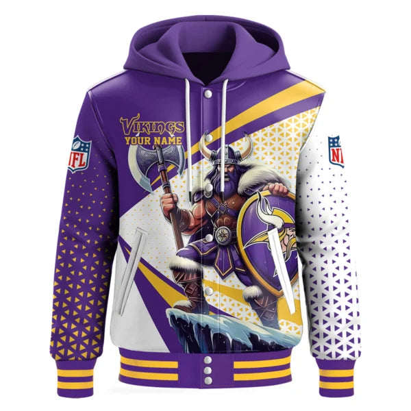 LIMITED EDITION - NEW CUSTOMIZED NFL05 MVK MINNESOTA VIKINGS UNISEX T-SHIRT, POLO, HOODIE & JACKETS