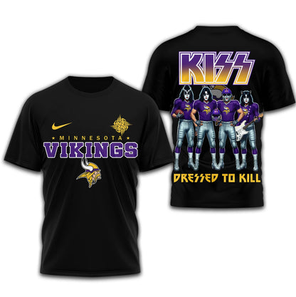LIMITED EDITION - NEW CUSTOMIZED NFL05 MVK MINNESOTA VIKINGS T-SHIRT | MULTIPLE COLORS AVAILABLE