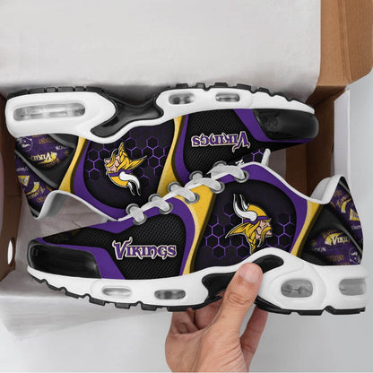 LIMITED EDITION - NEW CUSTOMIZED NFL05 MVK MINNESOTA VIKINGS UNISEX AIR MAX PLUS SNEAKERS