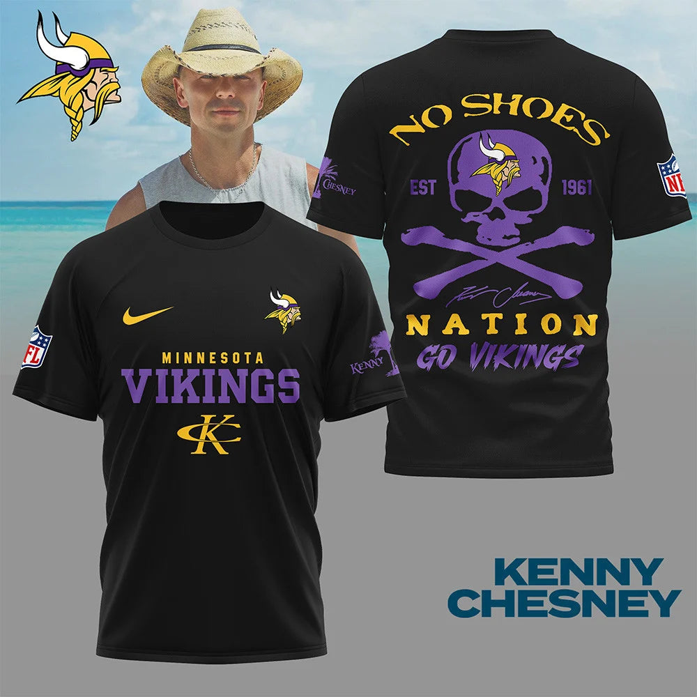 LIMITED EDITION - NEW CUSTOMIZED NFL05 MVK MINNESOTA VIKINGS T-SHIRT | MULTIPLE COLORS AVAILABLE