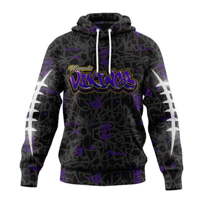 LIMITED EDITION - NEW CUSTOMIZED NFL05 MVK MINNESOTA VIKINGS UNISEX T-SHIRT, POLO, HOODIE & JACKETS