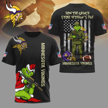 LIMITED EDITION - NEW CUSTOMIZED NFL05 MVK MINNESOTA VIKINGS 3D SHIRT