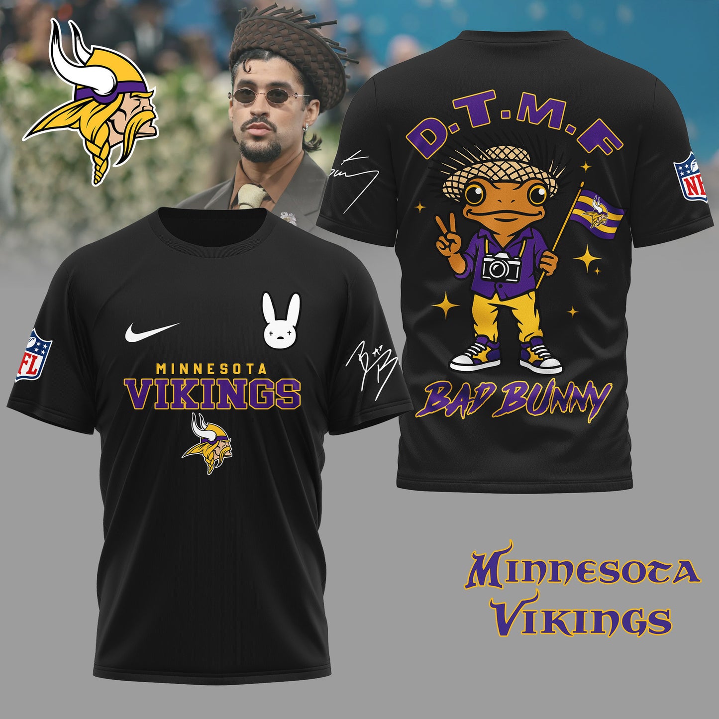 LIMITED EDITION - NEW CUSTOMIZED NFL05 MVK MINNESOTA VIKINGS T-SHIRT, HOODIE, ZIP HOODIE