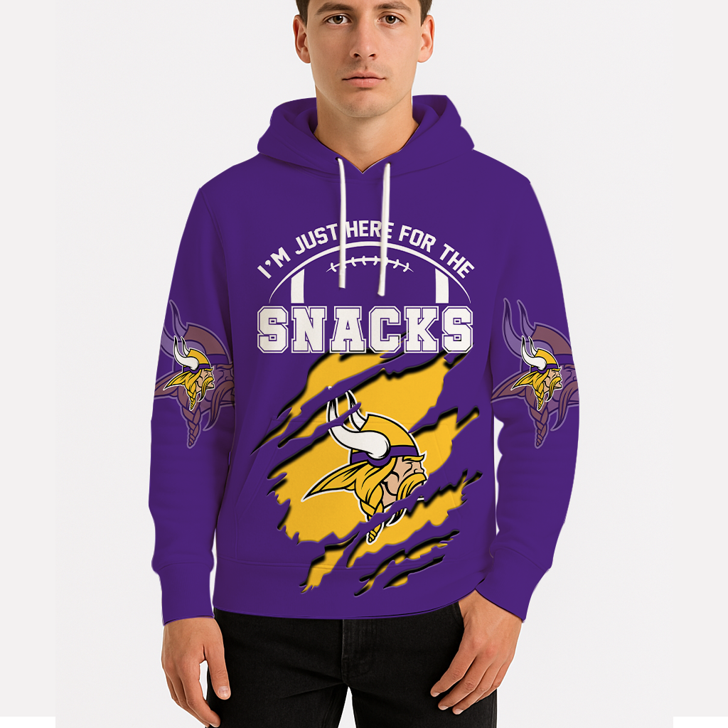LIMITED EDITION - NEW CUSTOMIZED NFL05 MVK MINNESOTA VIKINGS UNISEX T-SHIRT, POLO, HOODIE & JACKETS