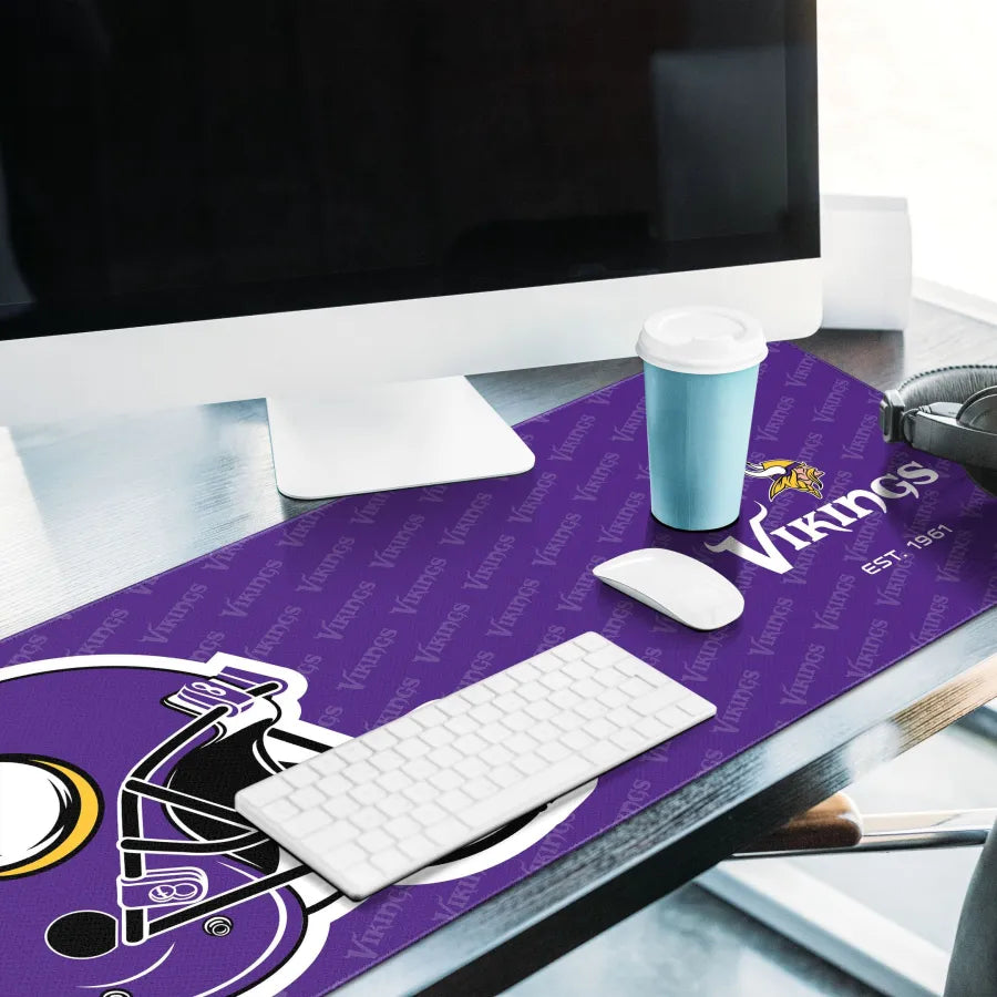 LIMITED EDITION - NEW CUSTOMIZED NFL05 MVK MINNESOTA VIKINGS MOUSE MAT