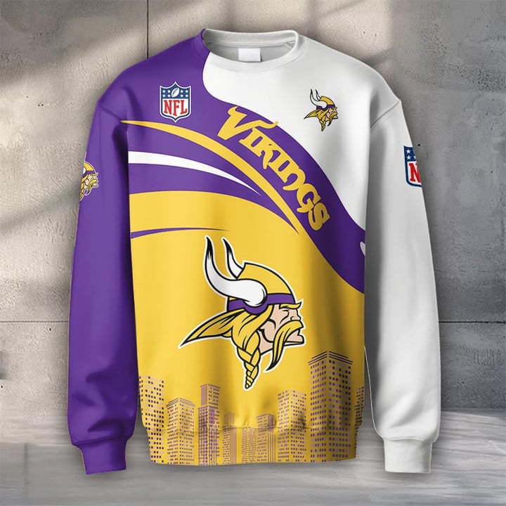 LIMITED EDITION - NEW CUSTOMIZED NFL05 MVK MINNESOTA VIKINGS UNISEX T-SHIRT, POLO, HOODIE & JACKETS