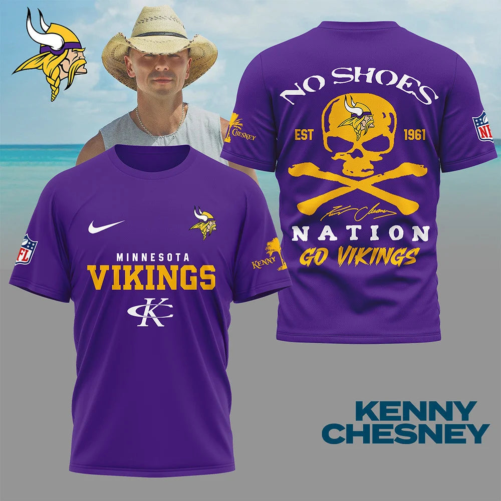 LIMITED EDITION - NEW CUSTOMIZED NFL05 MVK MINNESOTA VIKINGS T-SHIRT | MULTIPLE COLORS AVAILABLE