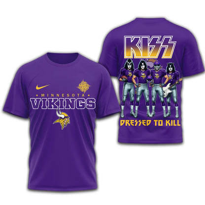 LIMITED EDITION - NEW CUSTOMIZED NFL05 MVK MINNESOTA VIKINGS T-SHIRT | MULTIPLE COLORS AVAILABLE