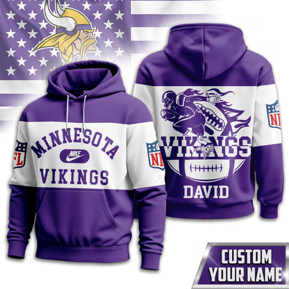 LIMITED EDITION - NEW CUSTOMIZED NFL05 MVK MINNESOTA VIKINGS T-SHIRT, HOODIE, ZIP HOODIE