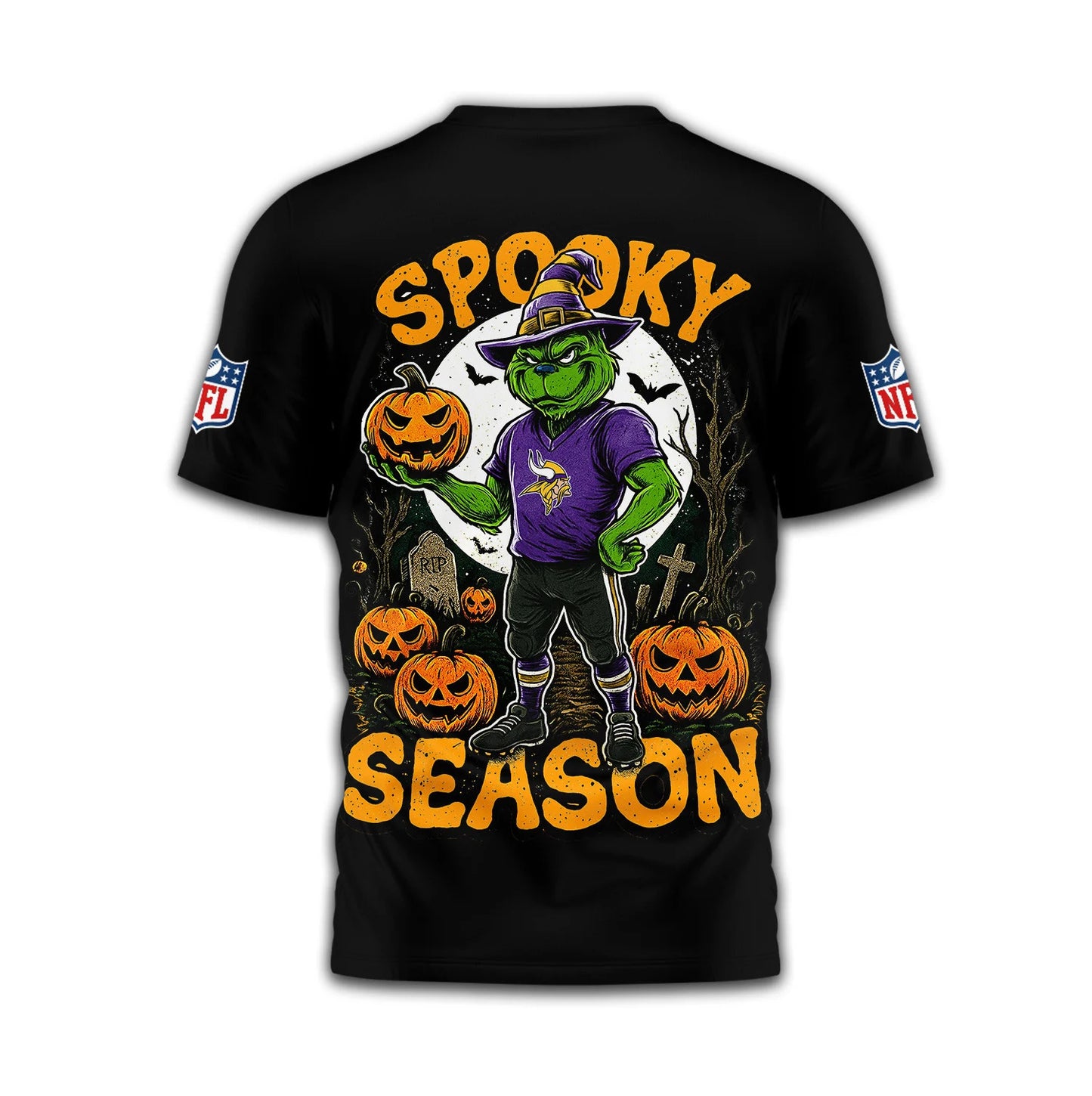 LIMITED EDITION - NEW CUSTOMIZED NFL05 MVK MINNESOTA VIKINGS x SPOOKY SEASON T-SHIRT, HOODIE, ZIP HOODIE