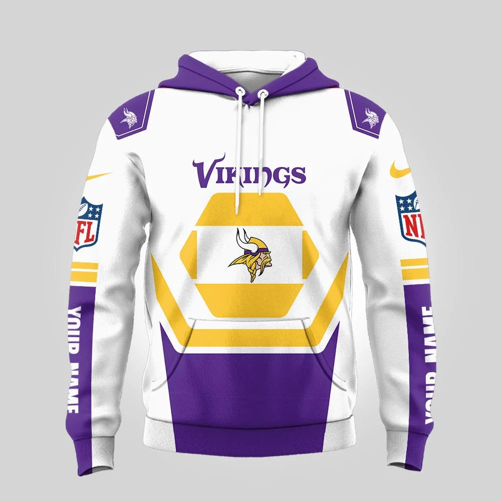 LIMITED EDITION - NEW CUSTOMIZED NFL05 MVK MINNESOTA VIKINGS UNISEX T-SHIRT, POLO, HOODIE & JACKETS