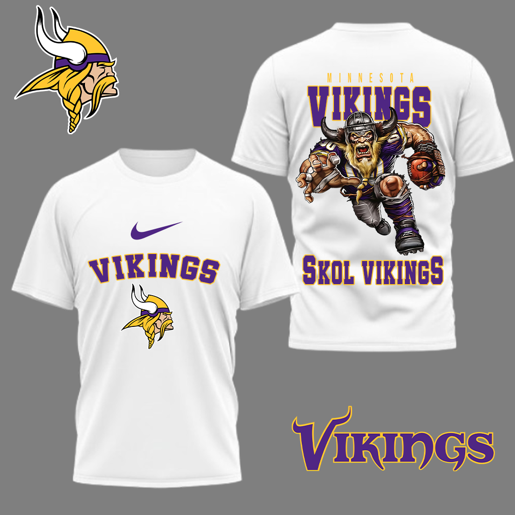 LIMITED EDITION - NEW CUSTOMIZED NFL05 MVK MINNESOTA VIKINGS NATION GEAR 3D SHIRT