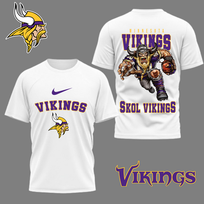LIMITED EDITION - NEW CUSTOMIZED NFL05 MVK MINNESOTA VIKINGS NATION GEAR 3D SHIRT