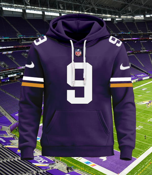 LIMITED EDITION - NEW CUSTOMIZED NFL05 MVK MINNESOTA VIKINGS UNISEX T-SHIRT, POLO, HOODIE & JACKETS