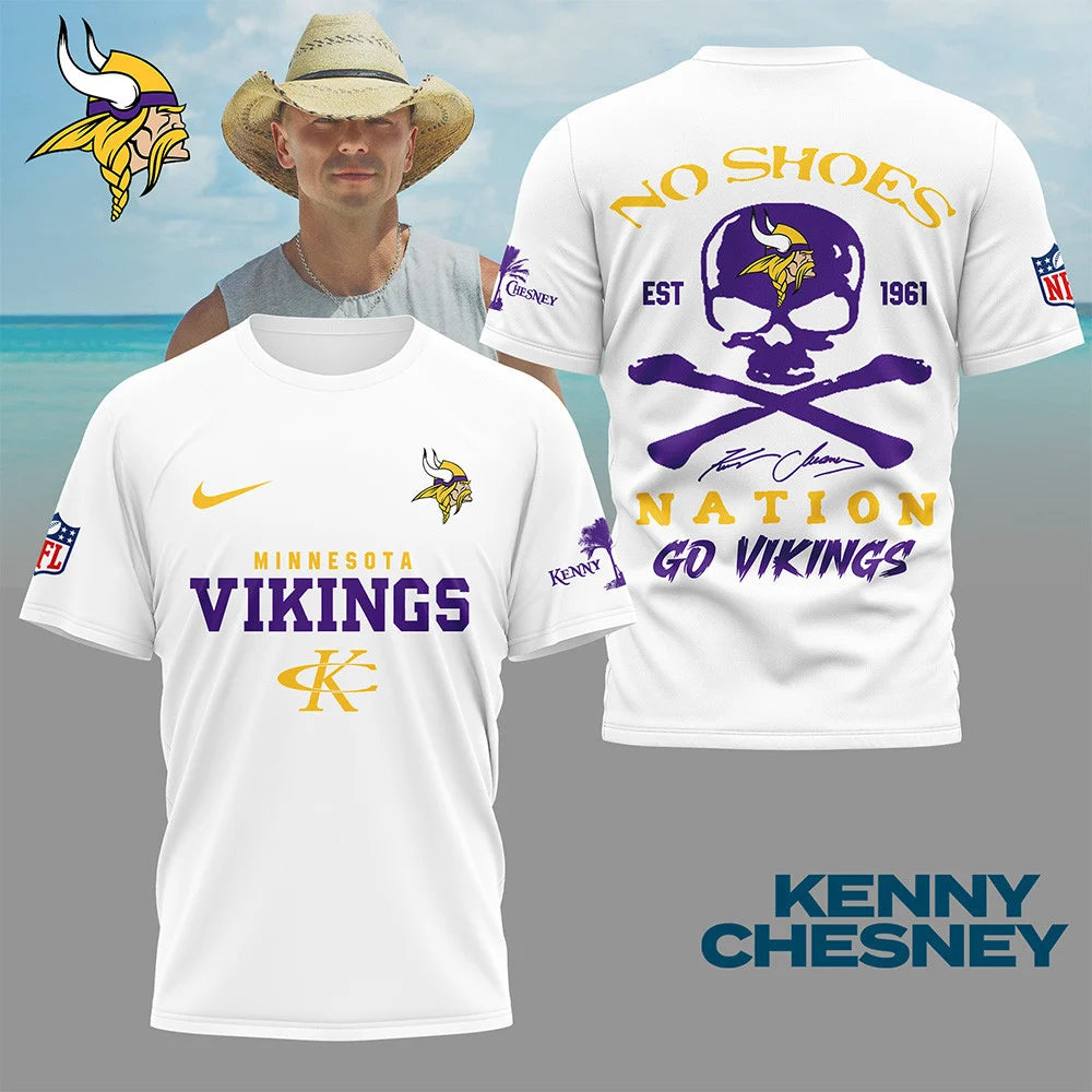 LIMITED EDITION - NEW CUSTOMIZED NFL05 MVK MINNESOTA VIKINGS T-SHIRT | MULTIPLE COLORS AVAILABLE