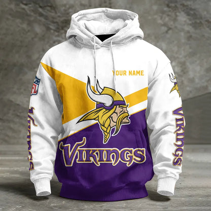 LIMITED EDITION - NEW CUSTOMIZED NFL05 MVK MINNESOTA VIKINGS UNISEX T-SHIRT, POLO, HOODIE & JACKETS