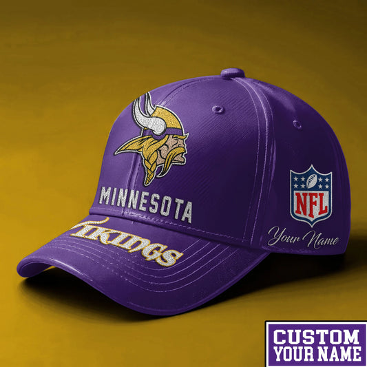 LIMITED EDITION - NEW CUSTOMIZED NFL05 MVK MINNESOTA VIKINGS CLASSIC CAP