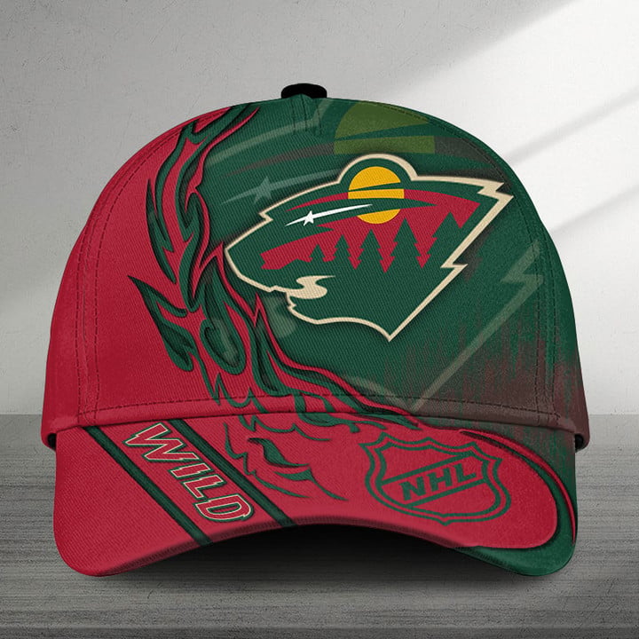 LIMITED EDITION - NEW CUSTOMIZED NHL13 MNW MINNESOTA WILD CLASSIC CAP
