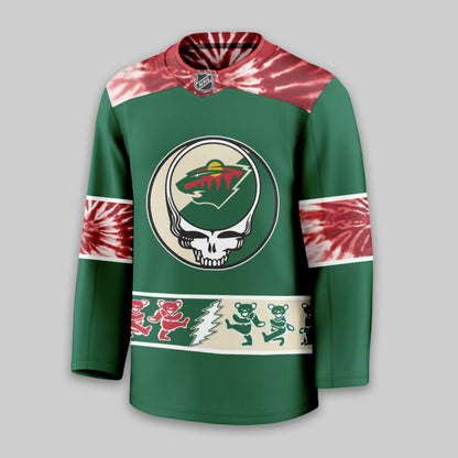 [SUPER SALE] NEW CUSTOMIZED NHL13 MNW MINNESOTA WILD UNISEX HOCKEY JERSEY